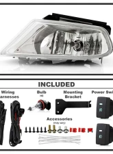 Spyder Auto Clear OEM Fog Lights with Switch for Honda Odyssey 2005-2007                                     - FL-CL-HODY05-C - Image 2