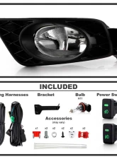 Spyder Auto Clear OEM Fog Lights with Switch for Honda Odyssey 2008-2010                                     - FL-CL-HODY08-C - Image 2