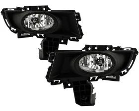 Spyder Auto Clear OEM Fog Lights with Switch for Mazda 3 4-Door 2007-2008 Non-Sport/Gt