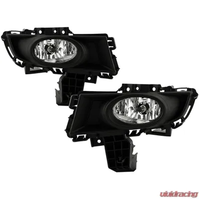 Spyder Auto Clear OEM Fog Lights with Switch for Mazda 3 4-Door 2007-2008 Non-Sport/Gt - FL-CL-MAZ307-C