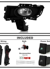 Spyder Auto Clear OEM Fog Lights with Switch for Mazda 3 4-Door 2007-2008 Non-Sport/Gt                                     - FL-CL-MAZ307-C - Image 2