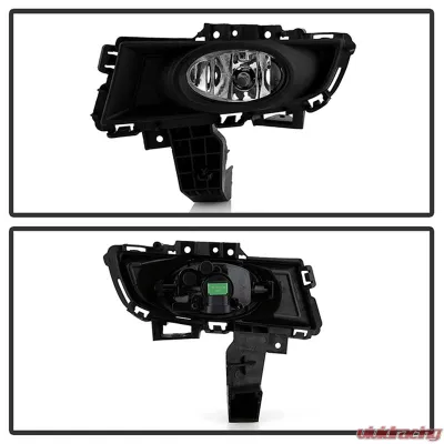 Spyder Auto Clear OEM Fog Lights with Switch for Mazda 3 4-Door 2007-2008 Non-Sport/Gt - FL-CL-MAZ307-C