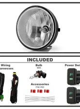 Spyder Auto Clear OEM Fog Lights with Switch for Toyota Tundra 2007-2013                                     - FL-CL-TTA05-C - Image 2