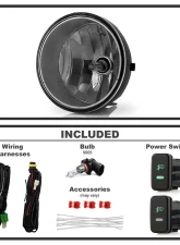 Spyder Auto Smoke OEM Fog Lights with Switch for Toyota Tundra 2007-2013                                     - FL-CL-TTA05-SM - Image 2