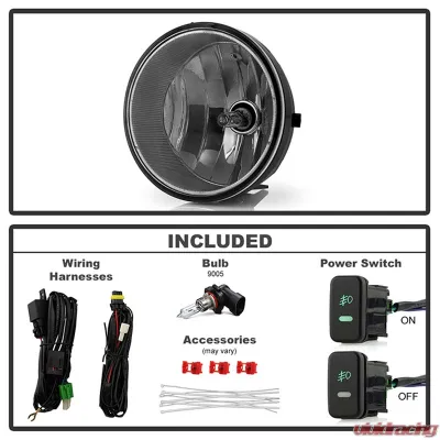 Spyder Auto Smoke OEM Fog Lights with Switch for Toyota Tundra 2007-2013 - FL-CL-TTA05-SM