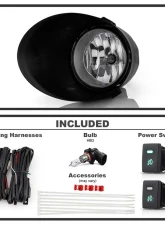 Spyder Auto Clear OEM Fog Lights with Switch for 2007-2013 Toyota Tundra Double Cab/CrewMax                                     - FL-CL-TTU07-C - Image 2