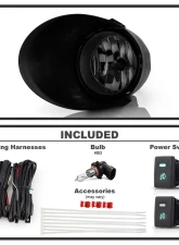 Spyder Auto Smoke OEM Fog Lights with Switch for 2007-2013 Toyota Tundra Double Cab/CrewMax                                     - FL-CL-TTU07-SM - Image 2