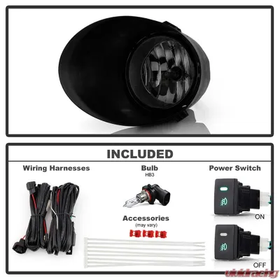 Spyder Auto Smoke OEM Fog Lights with Switch for 2007-2013 Toyota Tundra Double Cab/CrewMax - FL-CL-TTU07-SM