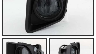 Spyder Auto Smoke Fog Lights with Switch for Toyota Tundra 2014-2018, OEM Fitment                                     - FL-CL-TTU14-SM - Image 2