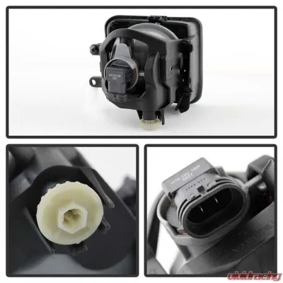 Spyder Auto Smoke Fog Lights with Switch for Toyota Tundra 2014-2018, OEM Fitment - FL-CL-TTU14-SM