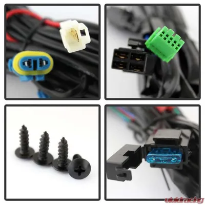 Spyder Auto Smoke Fog Lights with Switch for Toyota Tundra 2014-2018, OEM Fitment - FL-CL-TTU14-SM