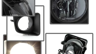 Spyder Auto Smoke Fog Lights with Switch for Toyota Tundra 2014-2018, OEM Fitment                                     - FL-CL-TTU14-SM - Image 6