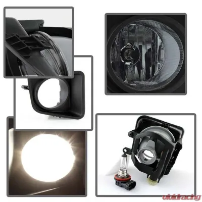 Spyder Auto Smoke Fog Lights with Switch for Toyota Tundra 2014-2018, OEM Fitment - FL-CL-TTU14-SM