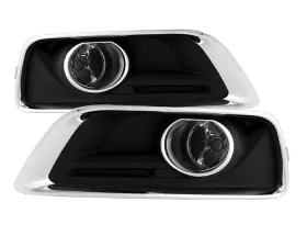 Spyder Auto Fog Light with Universal Switch Clear for Chevrolet Malibu 2012-2015