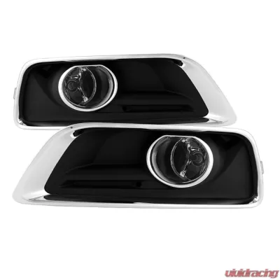 Spyder Auto Fog Light with Universal Switch Clear for Chevrolet Malibu 2012-2015 - FL-CMA2012-C