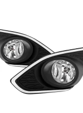 Spyder Auto OEM Fog Light with Universal Switch Clear for Chevrolet Spark 2013-2015                                     - FL-CSPA2013-C - Image 4