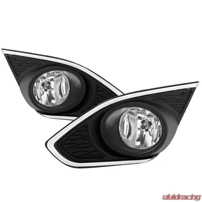 Spyder Auto OEM Fog Light with Universal Switch Clear for Chevrolet Spark 2013-2015 - FL-CSPA2013-C