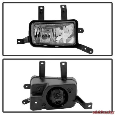 Spyder Auto Clear OEM Fog Lights with Chrome Trim for Chevrolet Suburban Tahoe 2015-2020 - FL-CTAH15-C