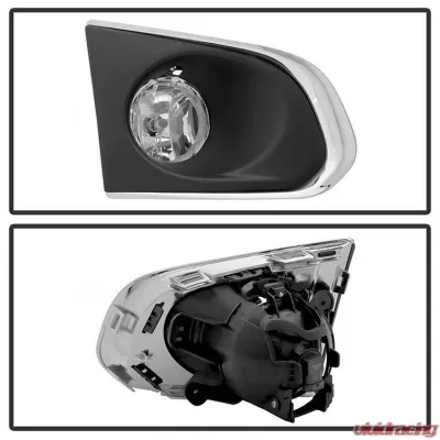 Spyder Auto Clear OEM Fog Lights with Cover and Switch for Chevrolet Trax 2013-2021 - FL-CTRAX13-C