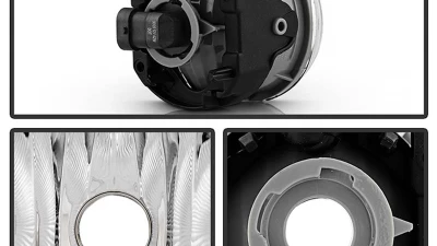 Spyder Auto Clear Fog Lights for Dodge Charger 2005-2008, OEM Fit, Durable Design                                     - FL-DCH05-C - Image 3