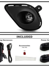 Spyder Auto Full LED Fog Lights for Dodge Charger 2015-2019 with Universal Switch                                     - FL-DCH15-SRT-C - Image 2