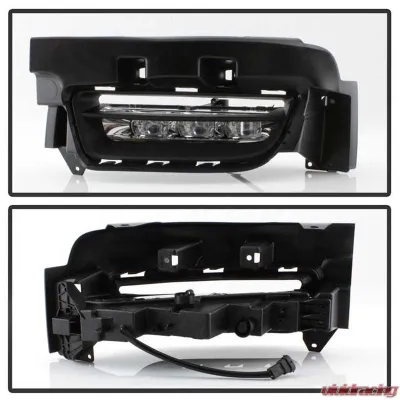 Spyder Auto LED Fog Lights with Universal Switch for 2015-2020 Dodge Charger, Clear - FL-DCH2015-LED-C