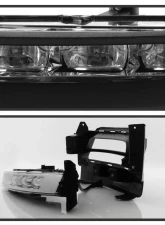 Spyder Auto LED Fog Lights with Universal Switch for 2015-2020 Dodge Charger, Clear                                     - FL-DCH2015-LED-C - Image 3