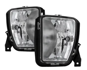 Spyder Auto Clear OEM Style Fog Lights with Switch for Dodge Ram 1500 2013-2016