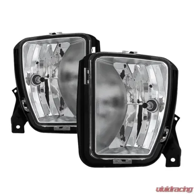 Spyder Auto Clear OEM Style Fog Lights with Switch for Dodge Ram 1500 2013-2016 - FL-DR13-C
