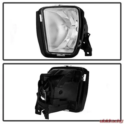 Spyder Auto Clear OEM Style Fog Lights with Switch for Dodge Ram 1500 2013-2016 - FL-DR13-C