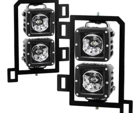 Spyder Auto Full LED Fog Lights with Bracket and Universal Switch for Dodge Ram 1500 2013-2018