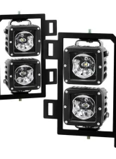 Spyder Auto Full LED Fog Lights with Bracket and Universal Switch for Dodge Ram 1500 2013-2018                                     - FL-DR13-LED-C - Image 9