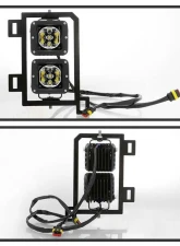 Spyder Auto Full LED Fog Lights with Bracket and Universal Switch for Dodge Ram 1500 2013-2018                                     - FL-DR13-LED-C - Image 2
