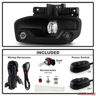 Spyder Auto Halogen OEM Style Fog Lights for Dodge Ram 2500 | 3500 2019-2022, Universal Switch - FL-DR19-25-C