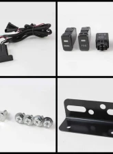 Spyder Auto Black Fog Lights with LED DRL for Toyota FJ Cruiser 2007-2014                                     - FL-DRL-TFJ07-BK - Image 3