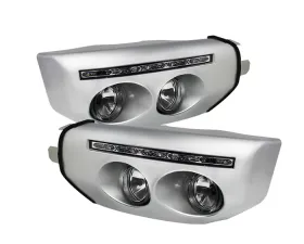 Spyder Auto Clear Fog Lights with LED DRL and Switch for Toyota FJ Cruiser 2007-2014