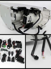 Spyder Auto Clear Fog Lights with LED DRL and Switch for Toyota FJ Cruiser 2007-2014                                     - FL-DRL-TFJ07-C - Image 2
