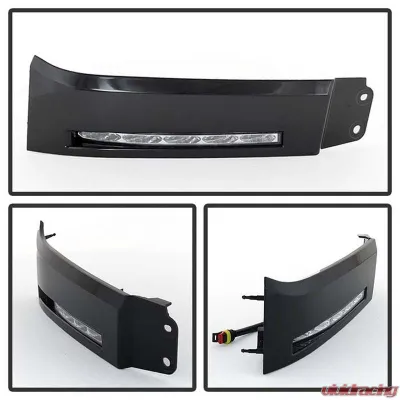 Spyder Auto Black XSP-X Style LED Daytime Running Lights for Toyota Tundra 2007-2013 - FL-DRL-TTU07-BK