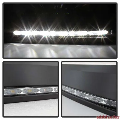 Spyder Auto Black XSP-X Style LED Daytime Running Lights for Toyota Tundra 2007-2013 - FL-DRL-TTU07-BK
