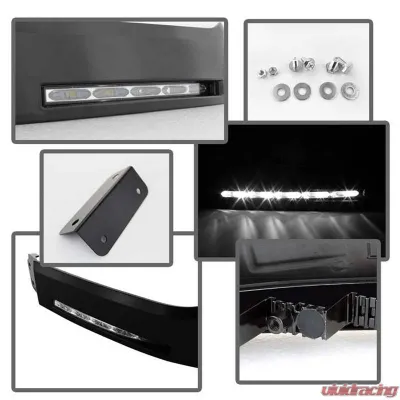 Spyder Auto Black XSP-X Style LED Daytime Running Lights for Toyota Tundra 2007-2013 - FL-DRL-TTU07-BK
