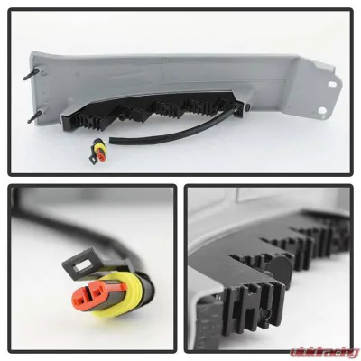 Spyder Auto Unpainted XSP-X Style LED Daytime Running Lights for 2007-2013 Toyota Tundra - FL-DRL-TTU07-PB