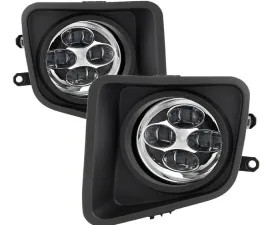 Spyder Auto Clear DRL LED Fog Lights with Switch for Toyota Tundra 2014-2018