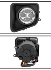 Spyder Auto Clear DRL LED Fog Lights with Switch for Toyota Tundra 2014-2018                                     - FL-DRL-TTU14-C - Image 2
