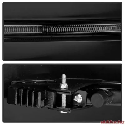 Spyder Auto Unpainted LED Daytime Running Lights for Toyota Tundra 2014-2018 - FL-DRL-TTU2014-PB