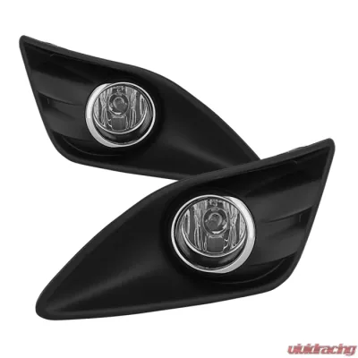 Spyder Auto OEM Fog Light with Universal Switch Clear for Ford C-Max 2013-2015 - FL-FCMAX2013-C