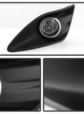 Spyder Auto OEM Fog Light with Universal Switch Clear for Ford C-Max 2013-2015                                     - FL-FCMAX2013-C - Image 2