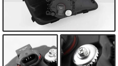 Spyder Auto OEM Fog Light with Universal Switch Clear for Ford C-Max 2013-2015                                     - FL-FCMAX2013-C - Image 4