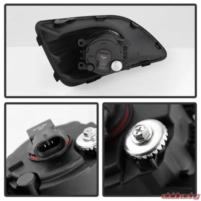 Spyder Auto OEM Fog Light with Universal Switch Clear for Ford C-Max 2013-2015 - FL-FCMAX2013-C