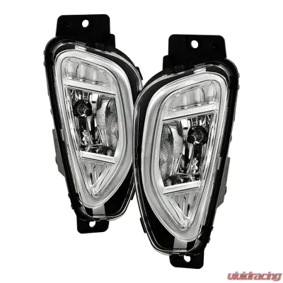 Spyder Auto Clear OEM Style Fog Lights with Switch for Ford Escape 2020-2022 - FL-FESC2020-C