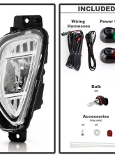 Spyder Auto Clear OEM Style Fog Lights with Switch for Ford Escape 2020-2022                                     - FL-FESC2020-C - Image 2